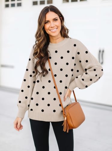 Image of Womens Oversized Sweaters Fall 2026 Fashion Clothes Colorblock Knit Tops