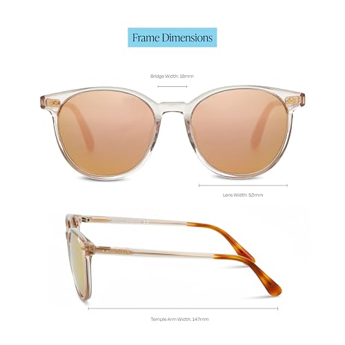 Image of TOMS womens Bellini Round Sunglasses