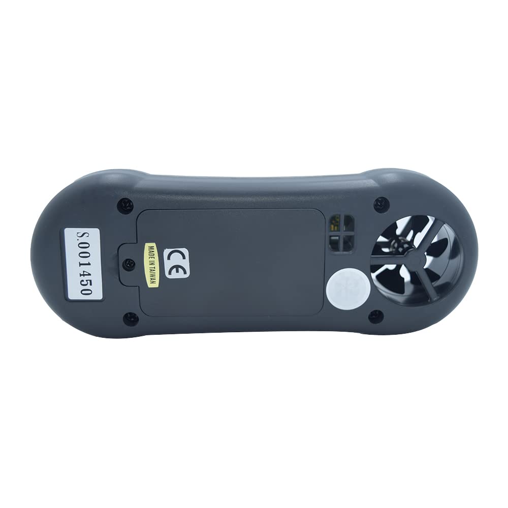 Digital Professional 4‑in‑1 Wind Meter – Anemometer + Data Logging, illuminance calibrated, and UV LED PAR lux – Ideal for Amphitheatre, Seedling | Model: LM-8000A