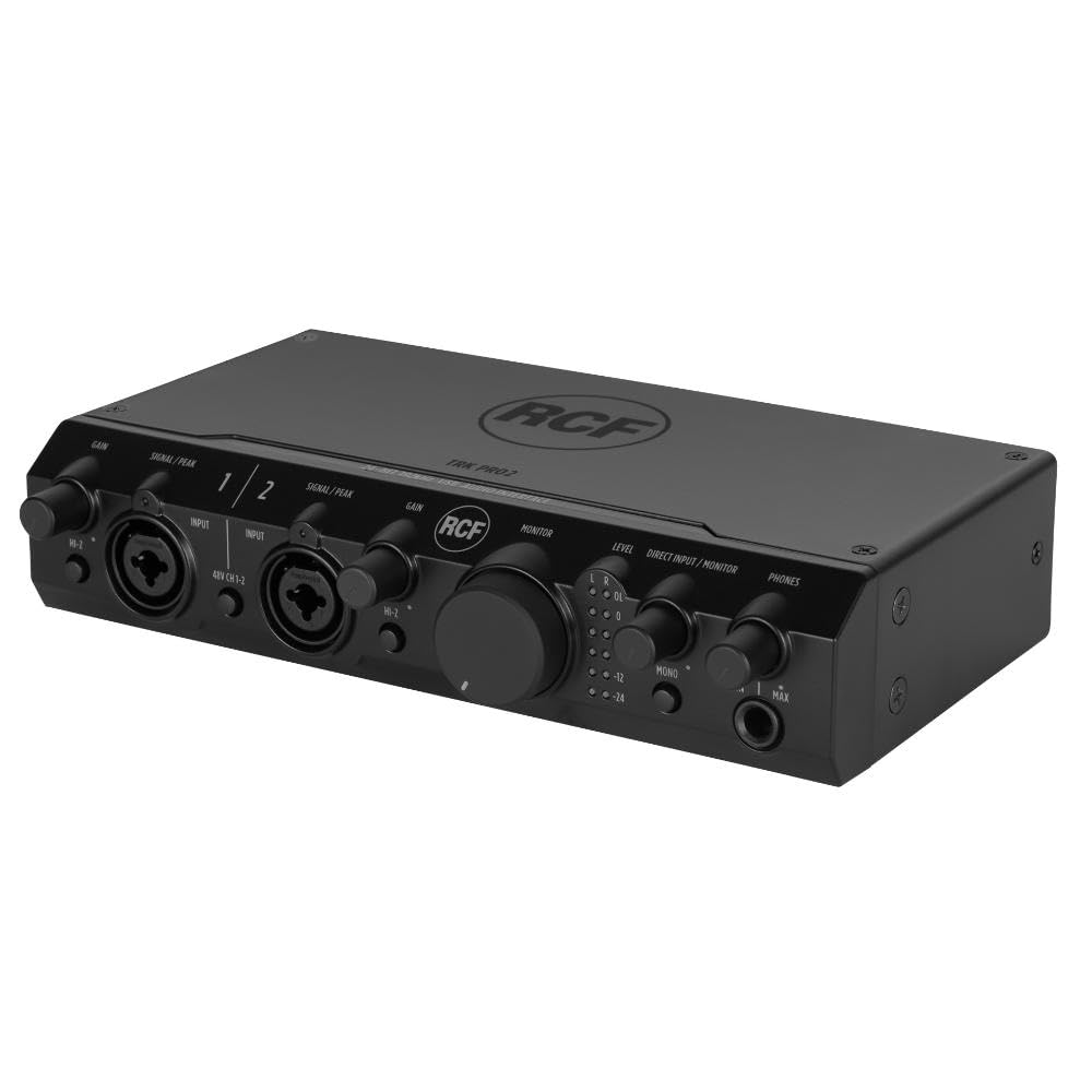 RCF TRK PRO2 interfaz de audio USB de 24 bits/192 kHz