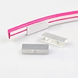 OWOFYDR neon Rope Light Clips 20 - Piece High - Quality Aluminum Neon Light Clips Kit Made of Durable Aluminum, Waterproof for Outdoor use, and Easy to Install Perfect for DIY neon Signs