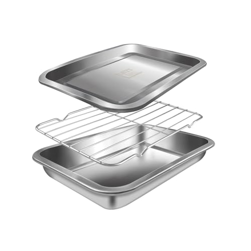 Plaque de cuisson avec grille de refroidissement en acier inoxydable. Cooksir
