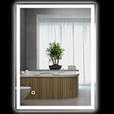 HomCom LED Wall Mount Bathroom Vanity Make Up Mirror w/Defogger - 32