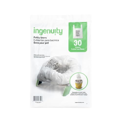 Ingenuity Replacement Potty Liners – 30 Count, Disposable Travel & Home Use, Leak-Proof, Tie-Top Bags for My Travel Potty and More by Ingenuity - Used condition - Image 6