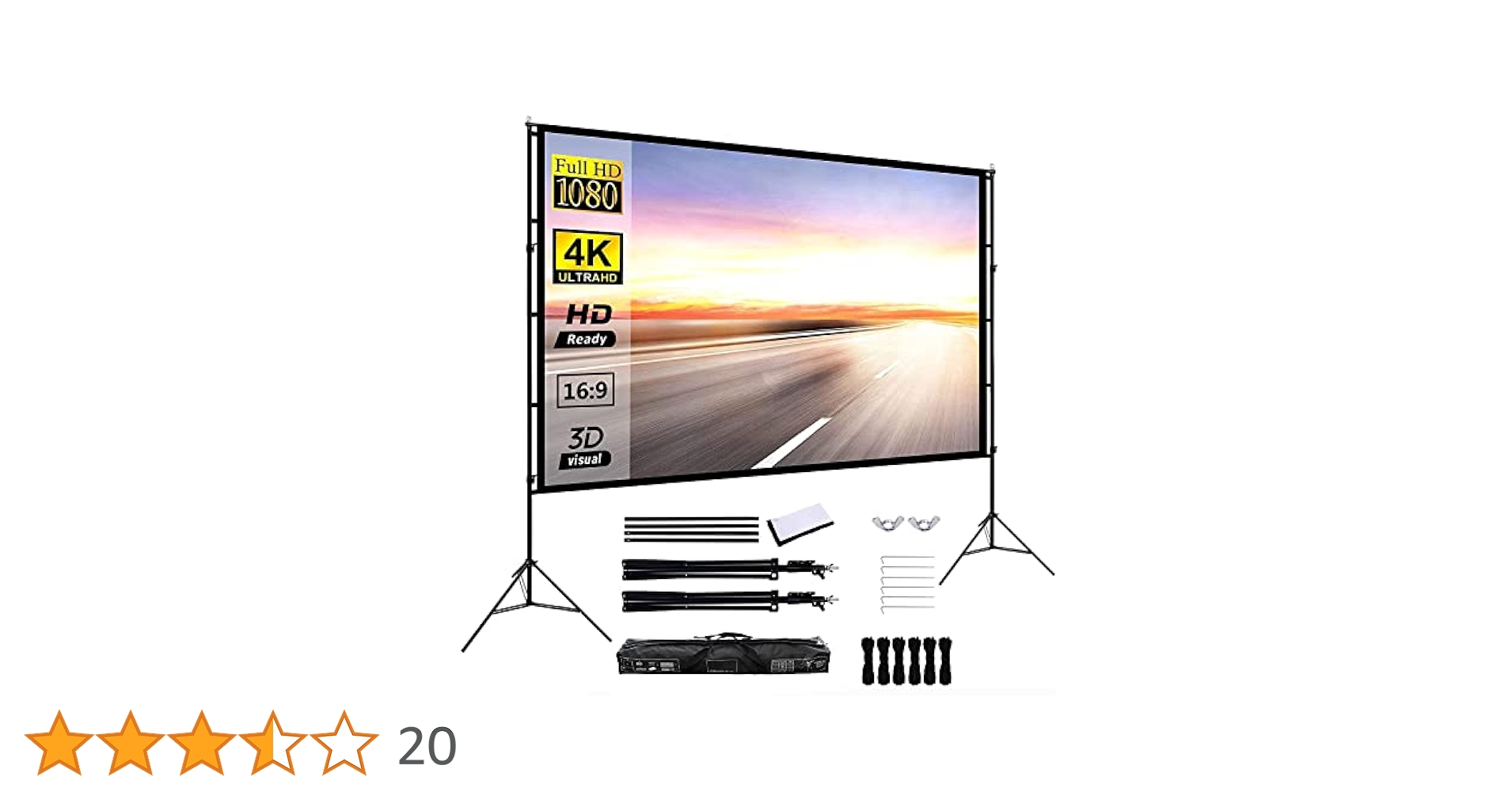Amazon.co.jp: プロジェクタースクリーン 100インチ 16:9