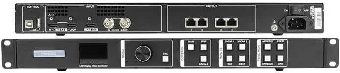 Compatible for Novastar CMS130 CMS260 All-in-One LED Screen Controller, Compatible for Digital Signage Rental Events Commercial LED Video Walls(Novastar CMS260)