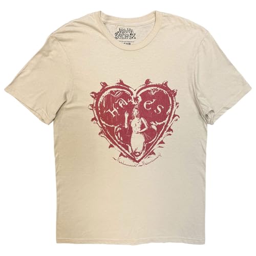 Rock Off officially licensed products Melanie Martinez Hades Heart T Shirt Size L Sand