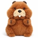 Mushymallow Sitting Groundhog Stuffed Animal Soft Plush Toy