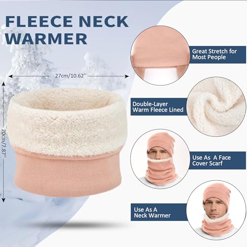 Image of FZ FANTASTIC ZONE Winter Beanie Hats Scarf Touchscreen Gloves for Men Women