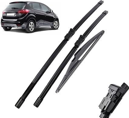 michengxxx Wiper Blade Set for Kia Venga MK1 2009-2019, Aerodynamic All-Climate Front and Rear Windshield Replacement