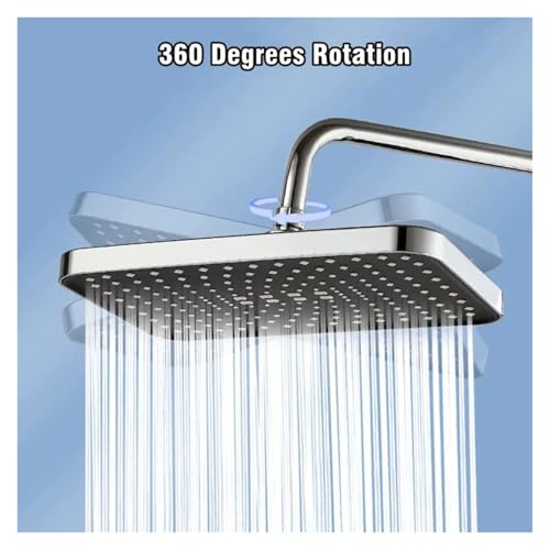 Pommeau de douche effet pluie 30,5 cm pour une thalasso à la maison - 7