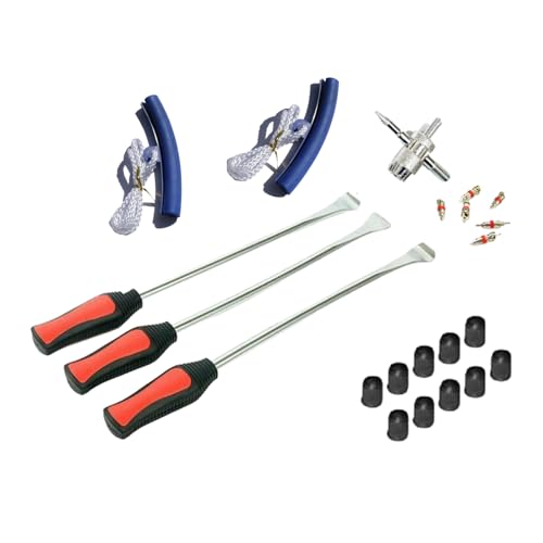 Shurhome Tire Levers Spoon Set Heavy Duty Motorcycle Bike Car Tire Irons Tool Tire Changing Spoon Rim Protector