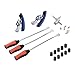 Shurhome Tire Levers Spoon Set Heavy Duty Motorcycle Bike Car Tire Irons Tool Tire Changing Spoon Rim Protector