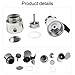 cafetera Moka Pot de acero inoxidable de 2 Imagen de cafetera Moka Pot de acero inoxidable de 2