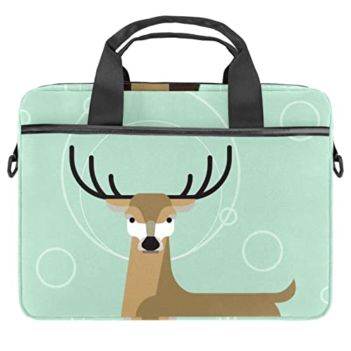 Sac ordinateur 13 pouces à motif animaux de forme simple imprimé cheval