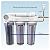 AQUATICLIFE 4-Stage Reverse Osmosis Water Filtration Deionization System, RO/DI Filter Unit 100 GPD