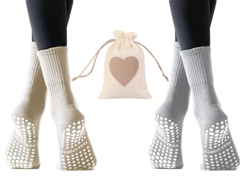 Image of Women Grips Non Slip Yoga Socks Pilates Pure Barre Ballet Dance Anti Slip Socks