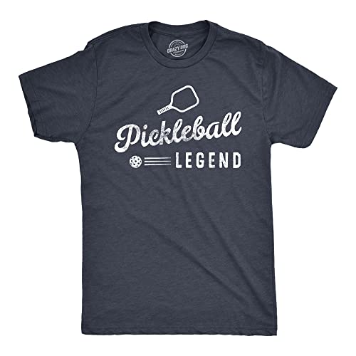 Mens Pickleball Legend T Shirt Funny Sarcastic Pickle Ball Lovers Paddle Tee for Guys Funny T Shirts...