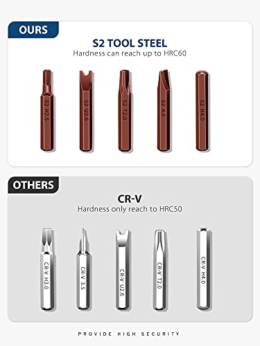 Syntus Precision Screwdriver Set, 63 In 1 With 57 Bits Screwdriver Kit, Magnetic Driver Electronics Repair Tool Kit For Iphone, Tablet, Macbook, Xbox, Cellphone, Pc, Game Console, Black #TOP4