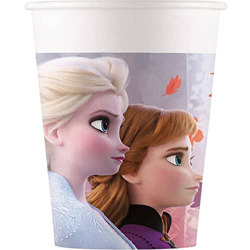 Folat 93465P Gobelets Papier Frozen 2 200ml - 8 pièces