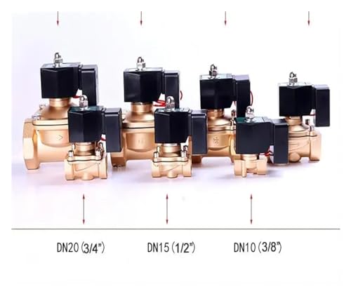 Électrovanne 12V laiton 1" conçue pour le travail de longue durée