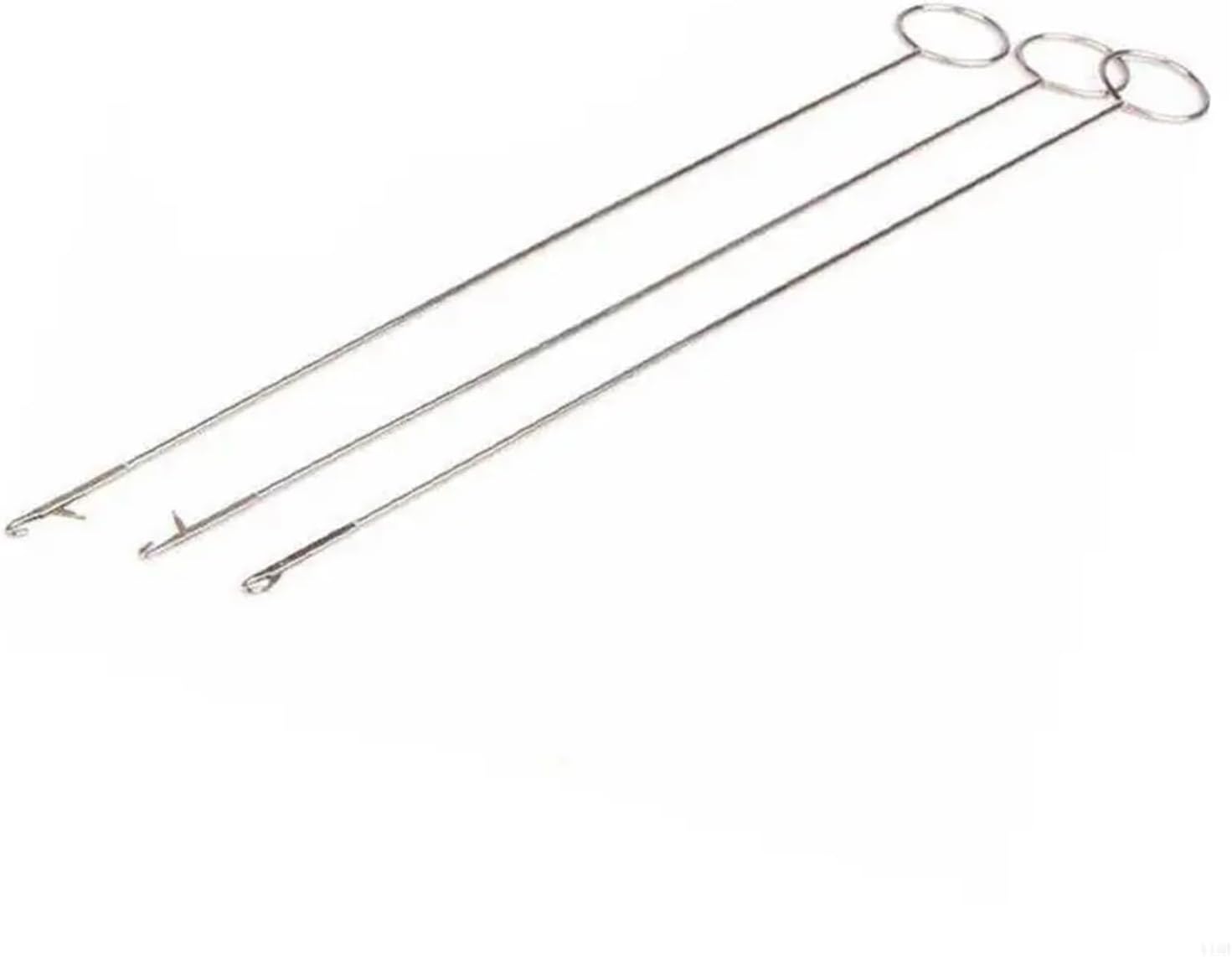 Loop Turner Sewing Tool 60 Pcs Stainless Steel Sewing Ring-Shaped Turning Hook, Used for Fabric Tubular Belts(Small)
