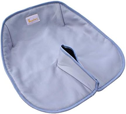 Child Car Seat Protector, Crash and Flammability Tested, Waterproof Anti Slip Piddle Pad for Infant Child Carseat, Booster, Stroller, Dining Chair (Gray)