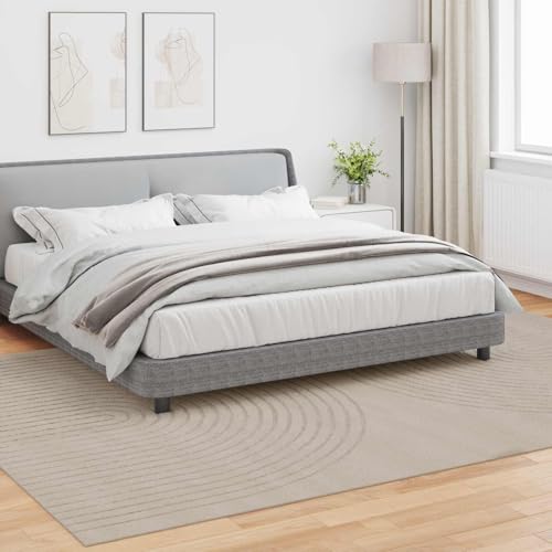 Tapis de sol polyester antidérapant beige lavable Galati
