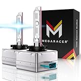 Mega Racer D3S HID Headlight Bulb | 10000K Blue | D3R Headlight Replacement Bulb | Xenon | D3S HID Bulbs | DS3 Headlights Lights for Cars Headlights | 35W