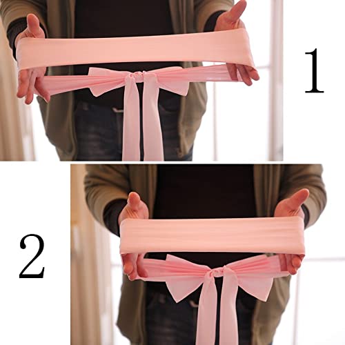 25 Stück Satin Spandex Stuhlhussen Band Bänder Stuhl Raffhalter für Party Bankett Dekor Hochzeit Dekoration Knoten Stuhl Schleife Schärpen