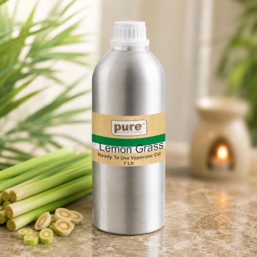 Image of Pure Source India Lemon Grass Fragrances Vaporizer Oil, 1 L Refill