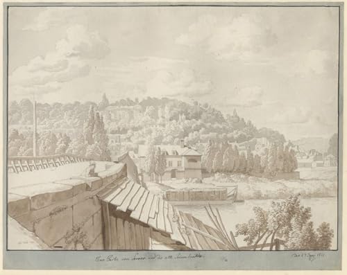 Tableaux sur toile CW Eckersberg vue depuis Sèvres pour décoration de bureau 60x90cm