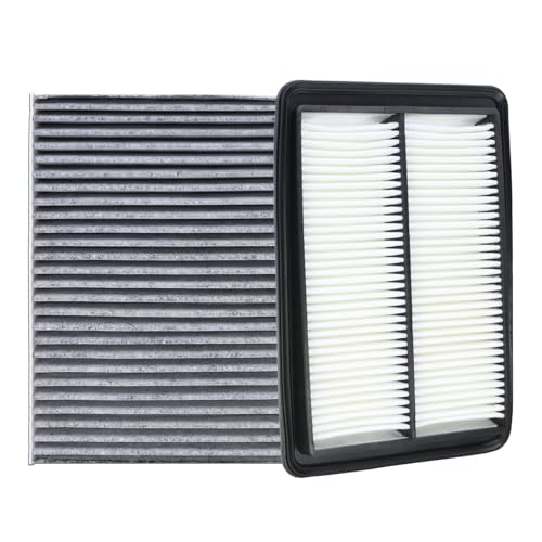 16546-4BA1A Engine Air Filter and 27277-4BA0A Cabin Air Filter kit Compatible with 2017-2019 Rogue 2.0L Hybrid 2017-2022 Rogue Sport 2.0L 2014-2020 Rogue 2.5L 2017-2020 Qashqai 2.0L