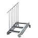 Produktbild Außentreppe 3 Stufen 70 cm Laufbreite - einseitiges Geländer links