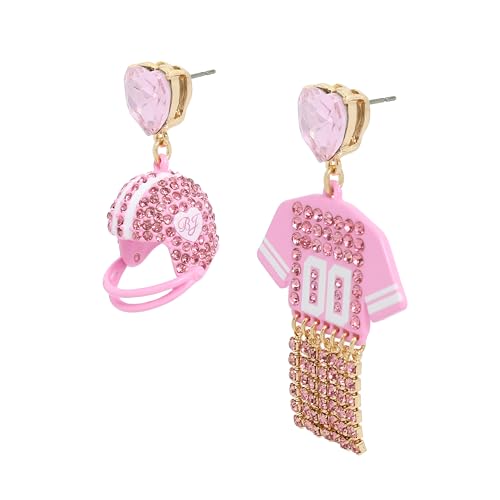 Betsey Johnson Mismatched Football Earrings2