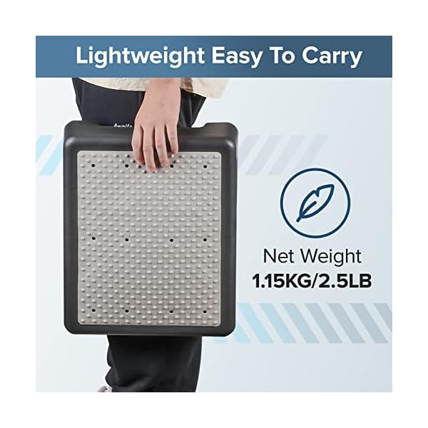 TARFEPA Mobility Step Stool for Adults, Indoor/Outdoor Portable Stair Assist, Anti-Slip Bathroom Step Stool, Platform Step for Kitchen, Office, and Bedroom, Car Step Stool for Elderly, Grey - Image 4