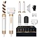 Anluomafuy Asciugacapelli 7 in 1 Air, Styler Hairstyler Set Multifunzione con Spazzola, Ferro Automatico, Diffusore, Ugello, 1400W 110000 RPM, 3 Temperature, per Riccioli, Lisci, Asciutti immagine