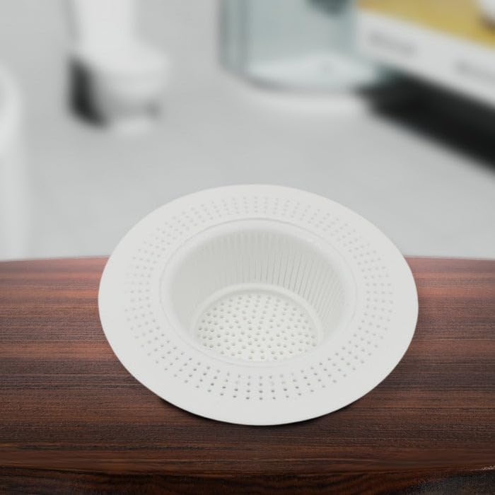 Image of Kitchen Strainers (Plastic, 2pc), Kitchen Sink Jali Waste Filter Cup Sink mesh, Plastic Drain Basin Basket Filter Cup Drainer Sink Jali |