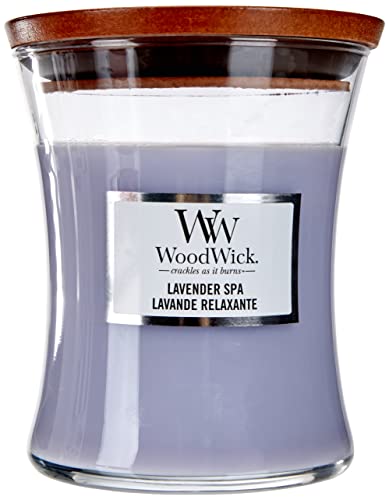 Woodwick Lavender Spa Medium Hourglass Candle, 9.7 Oz. #TOP1