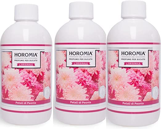 Profumatore per bucato, Confezione da 3x500 ml (Petali di Peonia)