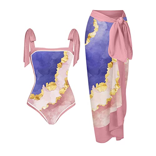 Bañadores Reductores Vientre Vestido Invitada Dos Piezas Tankini Embarazo Bikini con Falda Bikini...