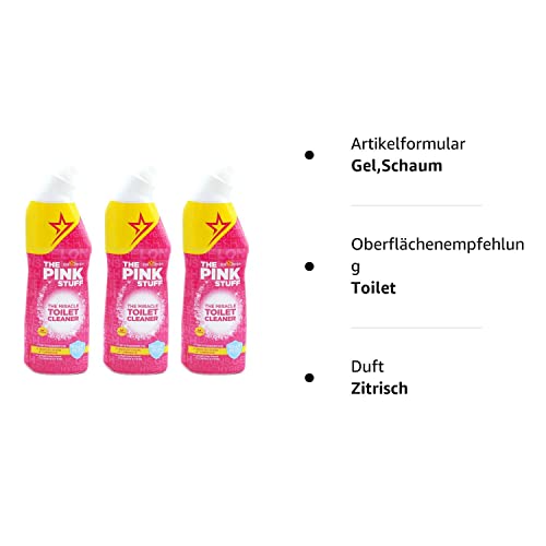 WC-Reiniger Stardrops The Pink Stuff 750 ml im Vergleich