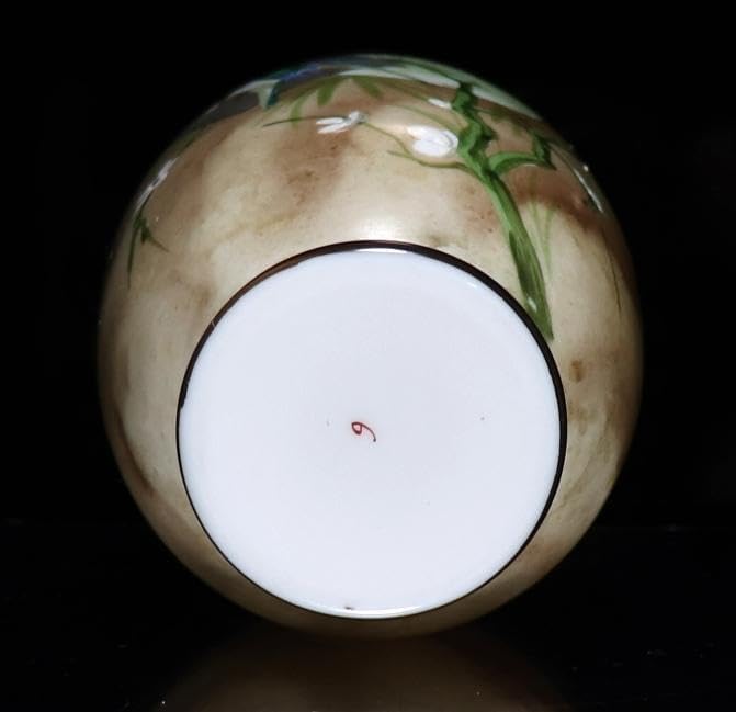 オールド バカラ レアカラー ジャポニスム花瓶 オパーリン