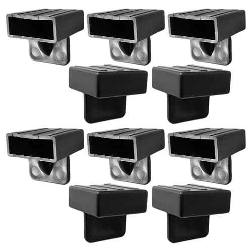 Cyclingcolors 10X Ferma Doghe Singola In Plastica Cappuccio Innesto Supporti 36 X 12 Mm Letto Boccola Doga Rete Balancella Nero