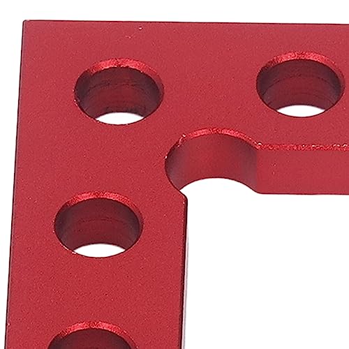 Aladeno Mini Ferramenta de localização central quadrada pequena Liga de alumínio Red Machinist Squar
