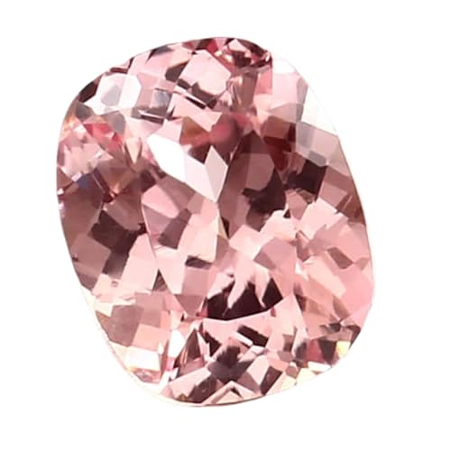 Morganite naturelle pierre précieuse à facettes 11.8mm pour collier bague et pendentif