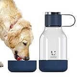 asobu Tritan Water Bottle with Dog Bowl Attached 50 Ounces
