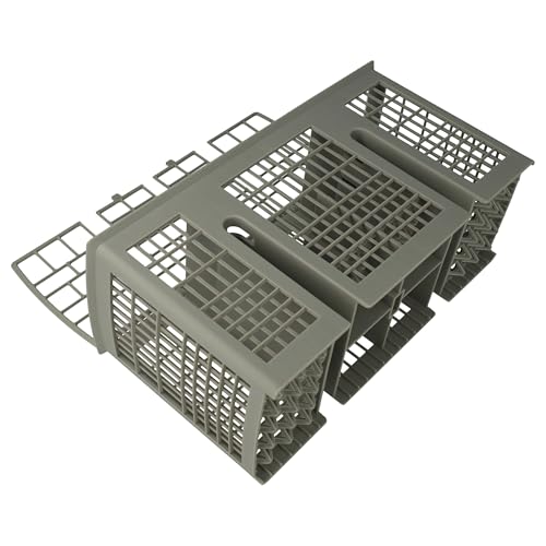 vhbw Besteckkorb kompatibel mit Bosch Integra Ltd SHU9952UC/12, SHU9955UC/12, SHU9956UC/12 Spülmaschinen - mit Griff, 6 Fächer