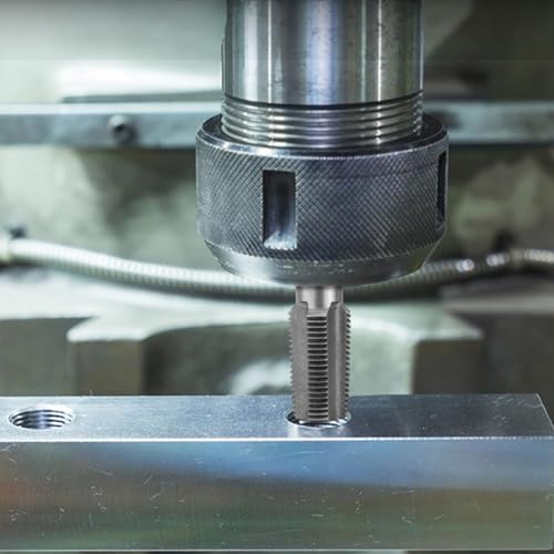 DEANKEJI 2 Stück Rohrgewindebohrer Set, 1/2 Gewindeschneider, 3/4 Gewindebohrer, Gewindebohrer Set mit Aufbewahrungsbox aus Kunststoff, zur Reparatur von Rohrgewindeverbindungen