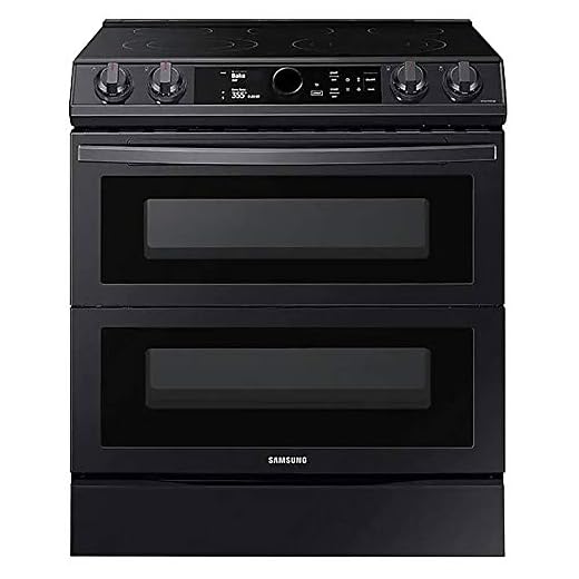 Samsung 6.3 Cu. Ft. Fingerprint Resistant Black Stainless Steel Slide-In Electric Range W/Flex Duo & Air Fry